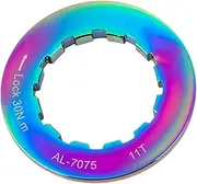 Flywheel Tools 1 PC Cassette Lockring 7075 Aluminum Alloy 11T Ring Cover Bike Freewheel Fixing Bolt Screw For MTB Road Flywheel Puller