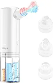ANLAN Blackhead Remover Pore Vacuum Cleaner, 2 in 1 Electric Black Head Remover Tool for Face & Nose with 3 Suction Heads, Acne Whitehead Extractor USB Rechargeable with Water Tank,3 Levels of Suction