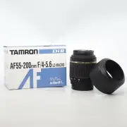 Tamron AF 55-200mm F/4-5.6 LD Macro Lens for Nikon-AF-D - New in Box