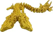 Printed Fidget, Flexible Articulated Dragon, Articulated Dragon Toy, Movable Dragon Joints, Dragon Desk Toy, Executive Desk Toys, Home Dragon, Fidget Dragon Toy, Dragon Art, Crystal Fidget