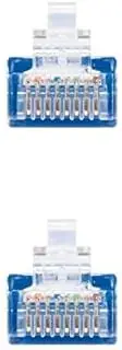 PRENDELUZ Cat.5E UTP AWG24 Blue 0.5 m Network Cable, Ideal for Fast and Efficient Connections in Computer Networks and Devices.