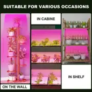 Solar LED Plant Grow Light Strips 16.4ft Full Spectrum Plant Grow Lamp 5W beTSR