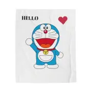 Doraemon Plush Blanket - Cozy Cartoon Throw for Kids, Warm Gift, Home Decor,