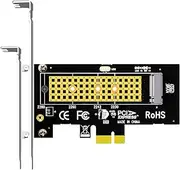 GLOTRENDS PA09-X1 M.2 NVMe to PCIe X1 Adapter for 2230/2242/2260/2280 M.2 NVMe SSD, PCIE X1 Installation