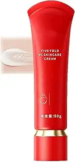Swarous Moisturizing brightening Tone-Up Concealer Cream, Five Fold VC Skin care CreamAnti-Wrinkle, Corrector Tone-Up, Five Fold VC Skincare Cream, Long-Lasting & Waterproof (1)