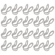 125 Pcs Ball Bead Chain Craft Supplies Tag Buckles Connector Versatile