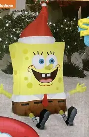 Gemmy 3.5’ Spongebob Sponge Bob Squarepants Christmas Inflatable Lighted