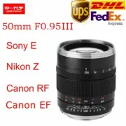 Zhongyi 50mm F0.95 Mark III Large Aperture MF Lens for RF/E/Z/L mount Camera NEW