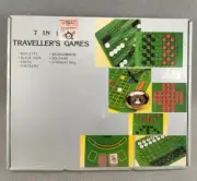 7 IN 1 Travellers Game Roulette Black Jack Chess Checkers Solitaire Backgamon