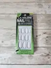 L.A. Colors Glow In The Dark Nude Artificial Nails Set- Full Moon Almond Shape