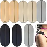 [Comebachome] 8Pcs Bra Strap Cushion, Non-Slip Silicone Bra Strap Pads, Soft Flexible Lightweight Comfortable Practical Shoulder Pads for or Styles of Bras, Cushion
