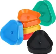 6Pcs Triangle Playing Card Holder Hands Poker Card Stand for Seniors for Multiple Colors for Recognition