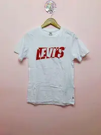 在飛比找旋轉拍賣優惠-Levi’s logo 白t shirt