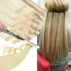 BALAYAGE Russian Full Thick Tape In Human Hair Extensions Remy Skin Weft Women