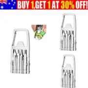 Keychain Multitool 12 In 1 Mini Pocket Knife Multi Tool Folding Stainless Tools