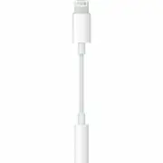 For iphone Headphone 3.5mm Aux Adapter Jack 8Pin Cord Dongle Converter White