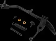 DS Black Standard Complete Kickstand Kit for Harley Softail Springer Classic 07