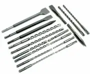 17 pcs Drill Bits & Chisel SDS Plus Rotary Hammer Bit Set Fits Bosch & Hilti