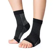 Foot Ankle Compression socks Foot Sleeve Plantar Arthritis Sore Achy Heel Pain