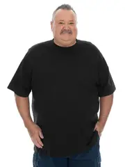 DBK Plain Black Crew Neck T-Shirt
