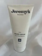 Jeremy’s Razors Shave Cream Green Tea & Menthol 6oz Mens