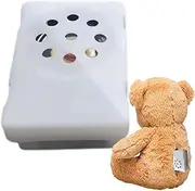 Zibeem Voice Recorder for Stuffed Animal, Button Sound Recorder, Square Voice Recording Device for Te-ddy Or Plush Toy,Record Personalised Message Sound Module Doll Recorder