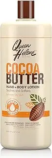 Queen Helene Hand + Body Lotion, Cocoa Butter, 32 Ounce [Packaging May Vary]