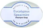 Eucalyptus Spearmint Shampoo Soap Bar By Eclectic Lady, 4 oz Bar