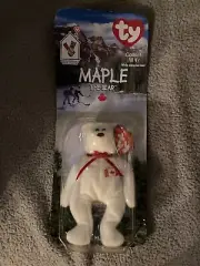 TY McDonalds RARE Beanie Baby - MAPLE the Bear - Tag Errors