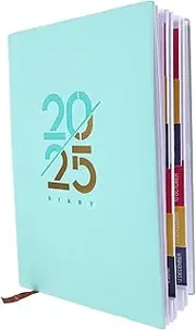 TOGEVAL Daily Planner English Writing Notebook for Teachers Appointment Scheduling Hourly Planner Comprehensive Daily Layout for Home and Office Use