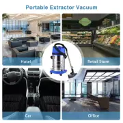 G (US Standard)30L Wet & Dry Vacuum Cleaner 1600W 18Kpa Suction Power Push Butt