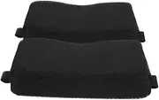 Healeved 2 Pcs Wheelchair Headrest Recliner Reclining Couch Chaise Lounge Chair Car Pillows Car Headrest Desk Chair Pillow Car Accesories Chair Pillows Head Positioning Pillow Black Sponge