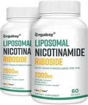 Liposomal Nicotinamide Riboside 2000 MG pack of 2 with TMG and Pterostilbene
