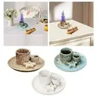 Incense Candle Holder Ceramic Incense Holder Multifunctional Decoration Sage