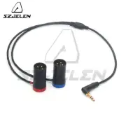 3.5mm to Double Low-Profile XLR 3pin Male for RØDE Wireless GO II Dual Channel