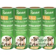 6.3 inch Lint Roller Refills Only, Extra Sticky Large Surface Lint Roller Ref...