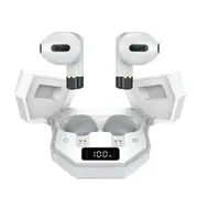 Wireless Headphones TWS Bluetooth 5.0 Headset Wireless Earphones Original F72 Gaming Earbuds Touch Control Headphone With Mic(White)