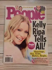 People Magazine October 10, 2022 Kelly Ripa Tells All Marriage Sex - Botox Regis