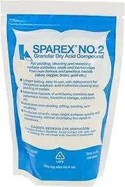 SPAREX No 2 Granular Dry Acid Pickling Compound 10oz for Cleaning Oxidation