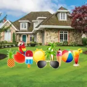 Summer Theme Yard Card Flair 10 Pc Set FREE SHIPPING (19360)
