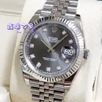 ROLEX 勞力士 126334 灰面鑽石標 2020年保固內 41MM FB搜尋 個人藏錶 臺南二手錶 116334