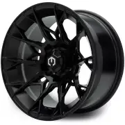 MODZ 14" Chaos Matte Black 14x7 - Golf Cart Wheel