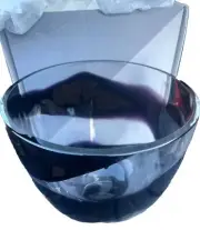 ANNA EHRNER 7051902 Non Stop BLACK Bowl Large BOX Made in Sweden Kosta Boda