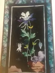 VTG WILD FLOWERS COLUMBINE SWEET MEMORIES B. KASTER APPLIQUE QUILT PATTERN UC