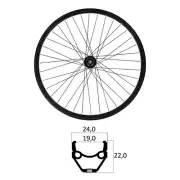 Front Wheel 28 x 1,75 E-Bike Tlr V-Brake Bearings 305590490 MV-TEK Bicycle