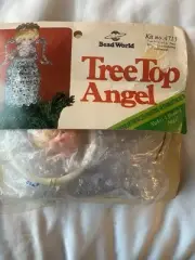 Vintage Bead World Tree Top Angel Bead Kit 4713 Christmas Tree Topper