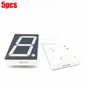 5Pcs 1.8INCH 7 Segment 1 Digit Green Common Cathode Led Display Ic New at