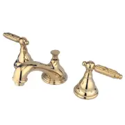 Kingston Brass KS556.GL Georgian 1.2 GPM Widespread Bathroom - Brass