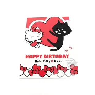 三麗鷗 Hello Kitty x NYA 造型 萬用卡 生日卡 卡片 附信封 多款式【金玉堂文具】