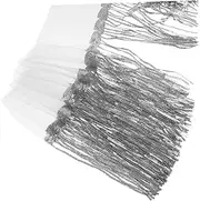 TOKIDNY 20cm Leaf Trim Waist Scarf Sequin Accents Women's Hip Scarf Belt Polyester Silver Roll Fashion Dance Skirt